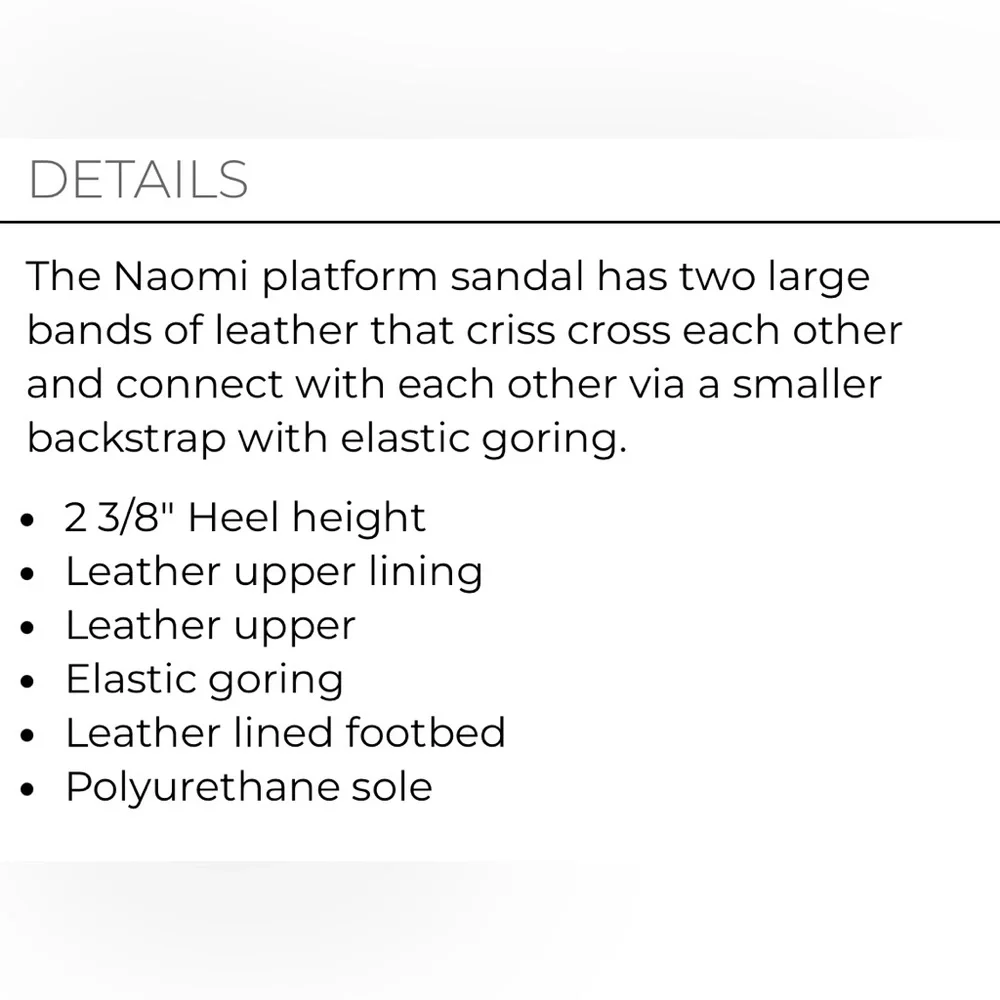 NWT BUENO Brand NAOMI Sandal in Dark Tan - Picture 5 of 14